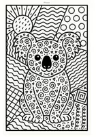 Vorschau - Mal- und Bastelvorlagen - Pop Art Wilde Tiere Ausmalbilder (Kunst Vertretung) - Seite 3