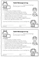 Vorschau - Arbeitsblätter - Regeln iPAD Tablet - Klassenregeln - Seite 2