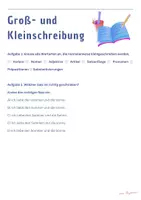 Vorschau - Arbeitsblätter - Groß- und Kleinschreibung – Übungsset mit Sachtexten und Lösungen Klasse 4 - Seite 2