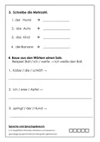 Vorschau - Arbeitsblätter - Evaluation Sprache und Sprachgebrauch Klasse 1 - Seite 3