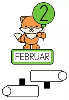 Vorschau - Mal- und Bastelvorlagen - Geburtstagskalender Tiere – Klassenzimmer Deko Grundschule - Seite 2