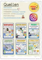 Vorschau - Arbeitsblätter - Lesen / Wortschatz / Schulsachen - Seite 1