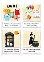 Vorschau - Arbeitsblätter - Laufdiktat Halloween Klasse 2 / 3 - Seite 2