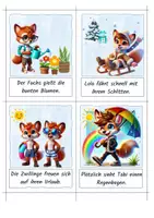 Vorschau - Arbeitsblätter - Laufdiktat Fuchsklasse Klasse 2 / 3 - Seite 2