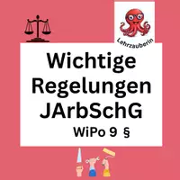 Vorschau - Arbeitsblätter - Jugendarbeitsschutzgesetz: Fälle & Regeln | WiPo 9 - Seite 1