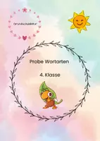 Vorschau - Test - Probe Sprache untersuchen Wortarten - Deckblatt