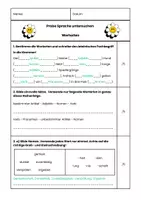 Vorschau - Test - Probe Sprache untersuchen Wortarten - Seite 2