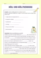 Vorschau - Arbeitsblätter - Müll, Mülltrennung, Recycling - Seite 3