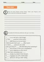Vorschau - Arbeitsblätter - There, Their, They’re – Verwechslungswörter Englisch - Seite 3