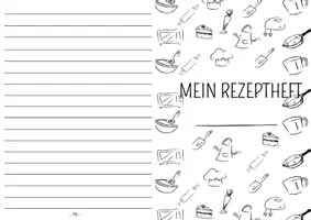 Vorschau - Arbeitsblätter - Rezeptheft - Deckblatt