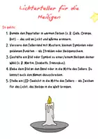 Vorschau - Arbeitsblätter - Bastelvorlage „Allerheiligen“ – Kreatives Gedenkprojekt für Klasse 1–4 - Seite 3