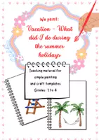 Vorschau - Arbeitsblätter - Printable Holiday Reflection Pack – Primary Classroom Resource - Deckblatt