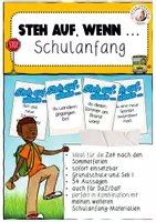 Vorschau - Spiele - Steh auf, wenn ... Schulanfang Deutsch Grundschule Sek I DaZ - Deckblatt