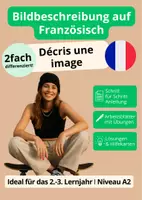Vorschau - Arbeitsblätter - Französisch: Bildbeschreibung im Unterricht – mit Beispielen & Aufgaben, 2fach differenziert - Deckblatt