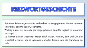 Vorschau - Merkblätter - Handout - Reizwortgeschichte - Deckblatt