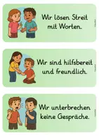 Vorschau - Poster - Klassenregeln - Gemeinsam läufts besser! Schilder mit Wochenziel - Seite 2