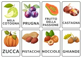 anteprima - Esercizi - _Flashcards NOMI COMUNI FRUTTA - Pagina 3