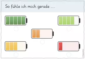 Vorschau - Fördermaterial/Inklusion - Energiebarometer - Selbsteinschätzung für Kinder - Seite 1