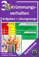 Vorschau - Arbeitsblätter - Krümmungsverhalten | Aufgaben + Lösung - günstig kaufen - Deckblatt