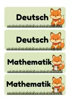 Vorschau - Präsentationen/Tafelbilder - Tagestransparenz Fuchsklasse 24 Stück - Seite 2