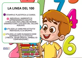 anteprima - Esercizi - FLASHCARDS LINEA DEI NUMERI DA 0 A 100 PLASTIFICABILE - Pagina di copertina
