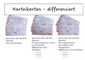 Vorschau - Arbeitsblätter - Freies Schreiben zu 8 Wimmelbildern - Seite 1