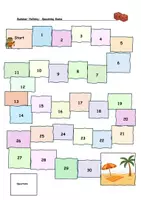 Vorschau - Arbeitsblätter - Summer Holiday, End of School Year - Speaking Game - Deckblatt