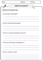 Vorschau - Arbeitsblätter - Arbeitslosigkeit Arbeitsblätter mit Fragen + Lösungen Wirtschaft Lesetext - Seite 3