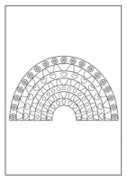 anteprima - Materiale per pittura e bricolage - Libro da colorare: Arcobaleni - Pagina 1