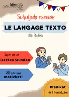 Vorschau - Arbeitsblätter - Smartphone Le langage texto Französisch Vertretung - Deckblatt