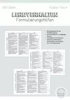 Vorschau - Anderer Materialtyp - Formulierungshilfen - Sozial- und Lernverhalten - Seite 1