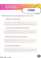 Vorschau - Arbeitsblätter - Food idioms worksheet - Englisch - Seite 2