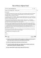 Vorschau - Arbeitsblätter - How to Write an Informal Email - Guide - Übersicht - A2 - Seite 1