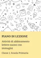 anteprima - Piani di lezione - Attività di abbinamento lettere-suono con immagini - Pagina di copertina