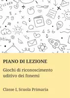 anteprima - Piani di lezione - Giochi di riconoscimento uditivo dei fonemi - Pagina di copertina