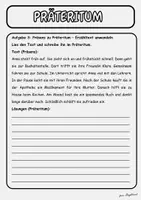 Vorschau - Arbeitsblätter - Präteritum intensiv üben – Klasse 4 (Übergang zu Klasse 5) - Seite 3