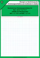 Vorschau - Arbeitsblätter - Krümmungsverhalten Fkt. 4. Grades | Aufgaben KOSTENLOS - Seite 1