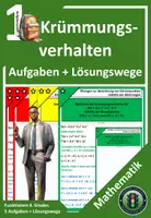 Vorschau - Arbeitsblätter - Krümmungsverhalten Fkt. 4 Grades | Aufgaben GÜNSTIG KAUFEN - Deckblatt