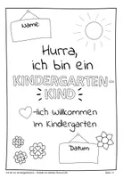 Vorschau - Arbeitsblätter - Hurra ich bin ein Kindergartenkind - Willkommen im Kindergarten - Seite 1