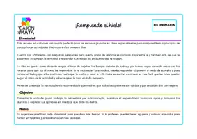 Vista previa - Tarjetas / Manipulativos - Rompiendo el hielo. Juego de preguntas personales - página 1