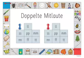 Vorschau - Spiele - Bingofeld - Doppelte Mitlaute (ll/ss/pp/mm/nn/ff/tt) - Seite 1