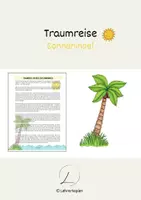 Vorschau - Text - Traumreise: Sonnenstrand + Arbeitsauftrag - Deckblatt