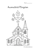 Vorschau - Arbeitsblätter - 10 Pfingsten Ausmalvorlagen (Religionsunterricht) - Seite 3