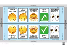 Vorschau - Mal- und Bastelvorlagen - Classroom Management: Arbeitsstatus Anzeiger für den Sitzplatz - Seite 2