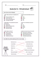 Vorschau - Arbeitsblätter - Inside Out 2 - Film Worksheet Englisch - Seite 2