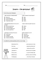 Vorschau - Arbeitsblätter - Encanto - Film Worksheet Englisch - Deckblatt