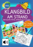 Vorschau - Stundenentwürfe - Klangbild Am Strand - Geräusche hören, erkennen & zuordnen | Musik | Fertige Musikstunde | DaZ Unterricht | Sachunterricht Frühling - Sommer | Fertige Vertretungsstunde | Kreative Stunden - Deckblatt