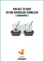 Vorschau - Arbeitsblätter - Experiment Aggregatzstände - Schmelzen und erstarren - Deckblatt
