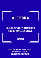 Vorschau - Unterrichtsreihen - Lineare Funktionen & LGS – 20-seitiges Mathematik-Arbeitsheft Sek II - Deckblatt
