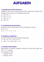 Vorschau - Unterrichtsreihen - Lineare Funktionen & LGS – 20-seitiges Mathematik-Arbeitsheft Sek II - Seite 3